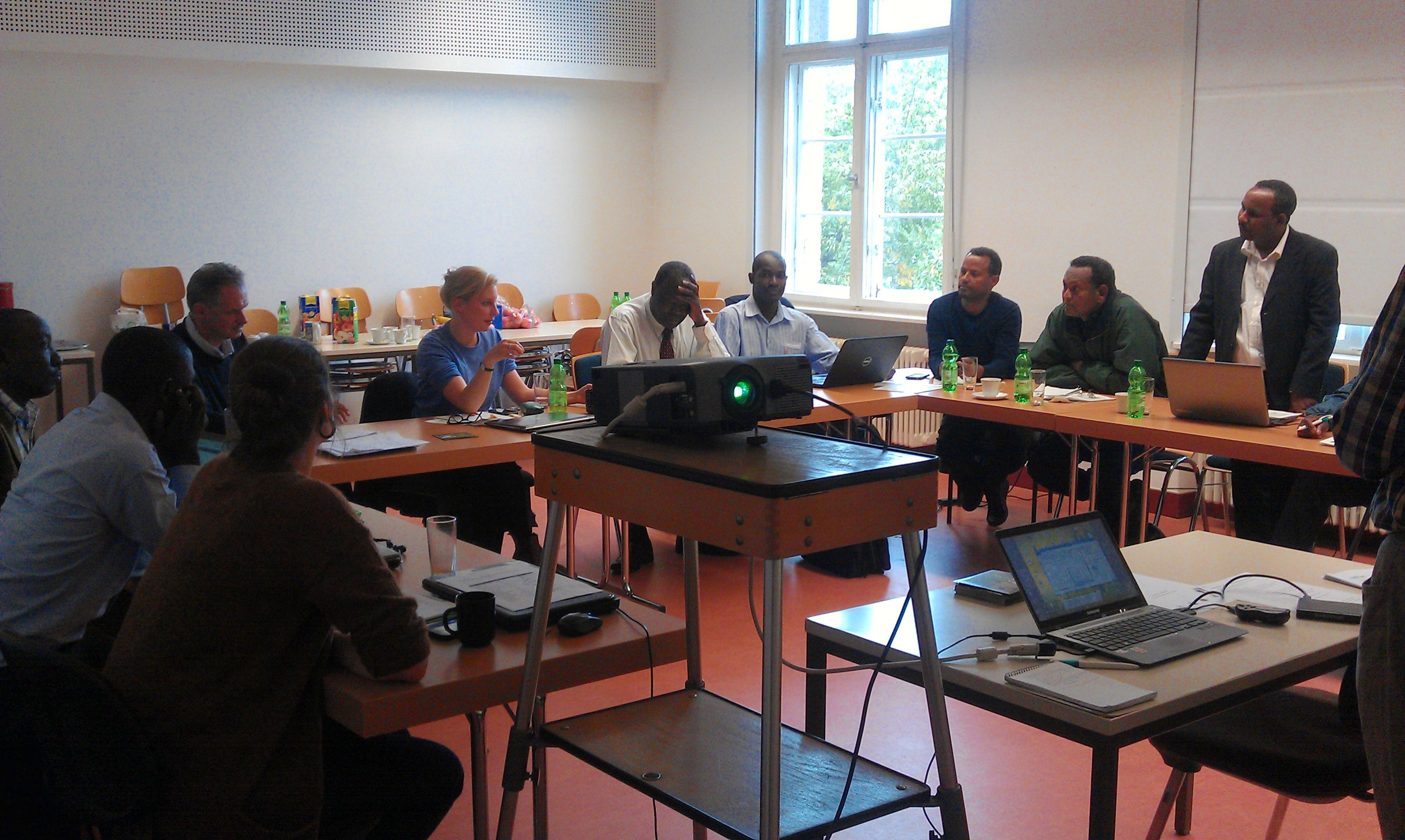 Group discussion during the Annual Workshop in Berlin