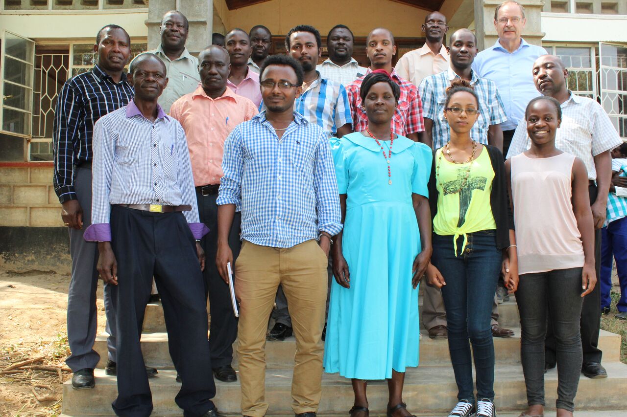 Participants at the Dissemination Event in Sirimba Church hall, Budalang’i