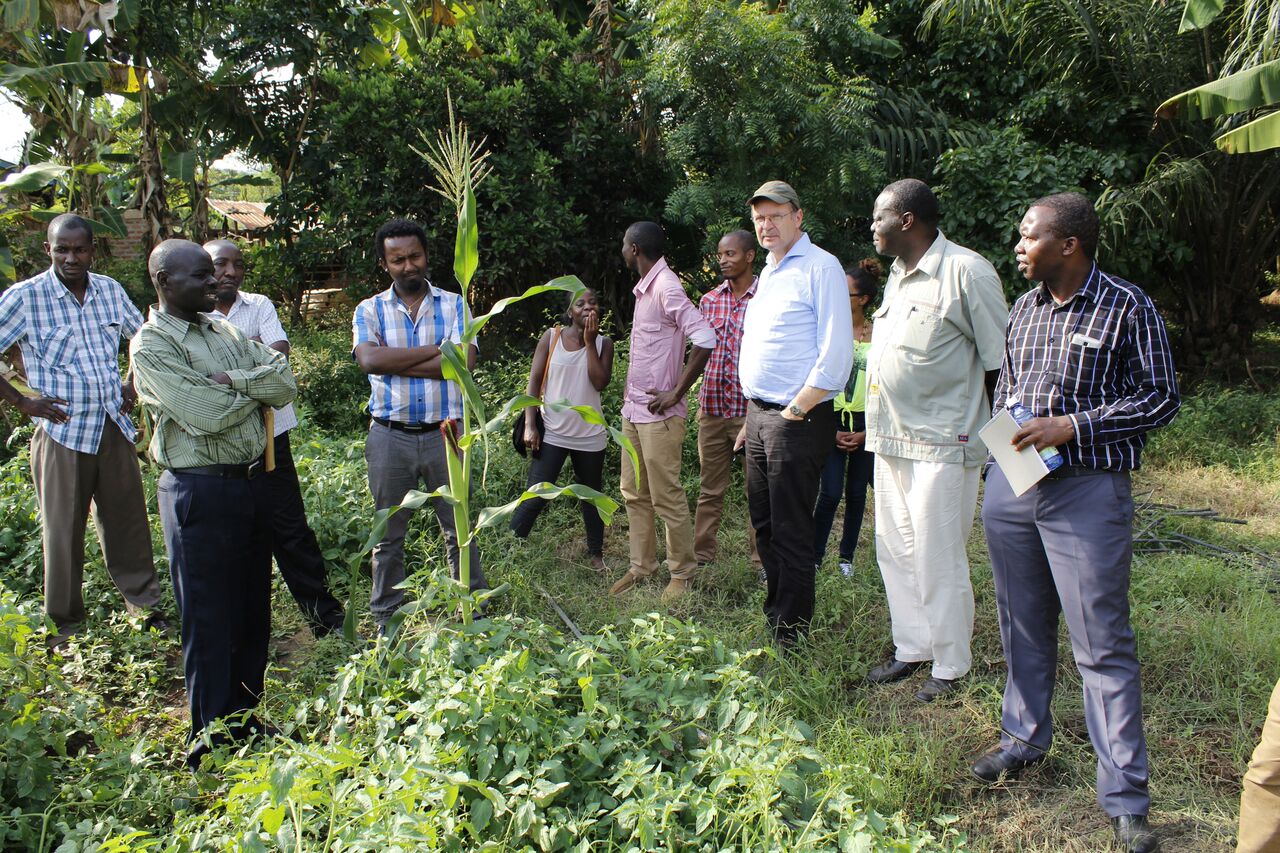 The Project Team in Odongo’s Farm