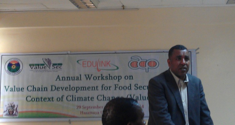 Welcome speech by Dr. Girma Amente, president of Haramaya University Welcome speech by Dr. Girma Amente, president of Haramaya University