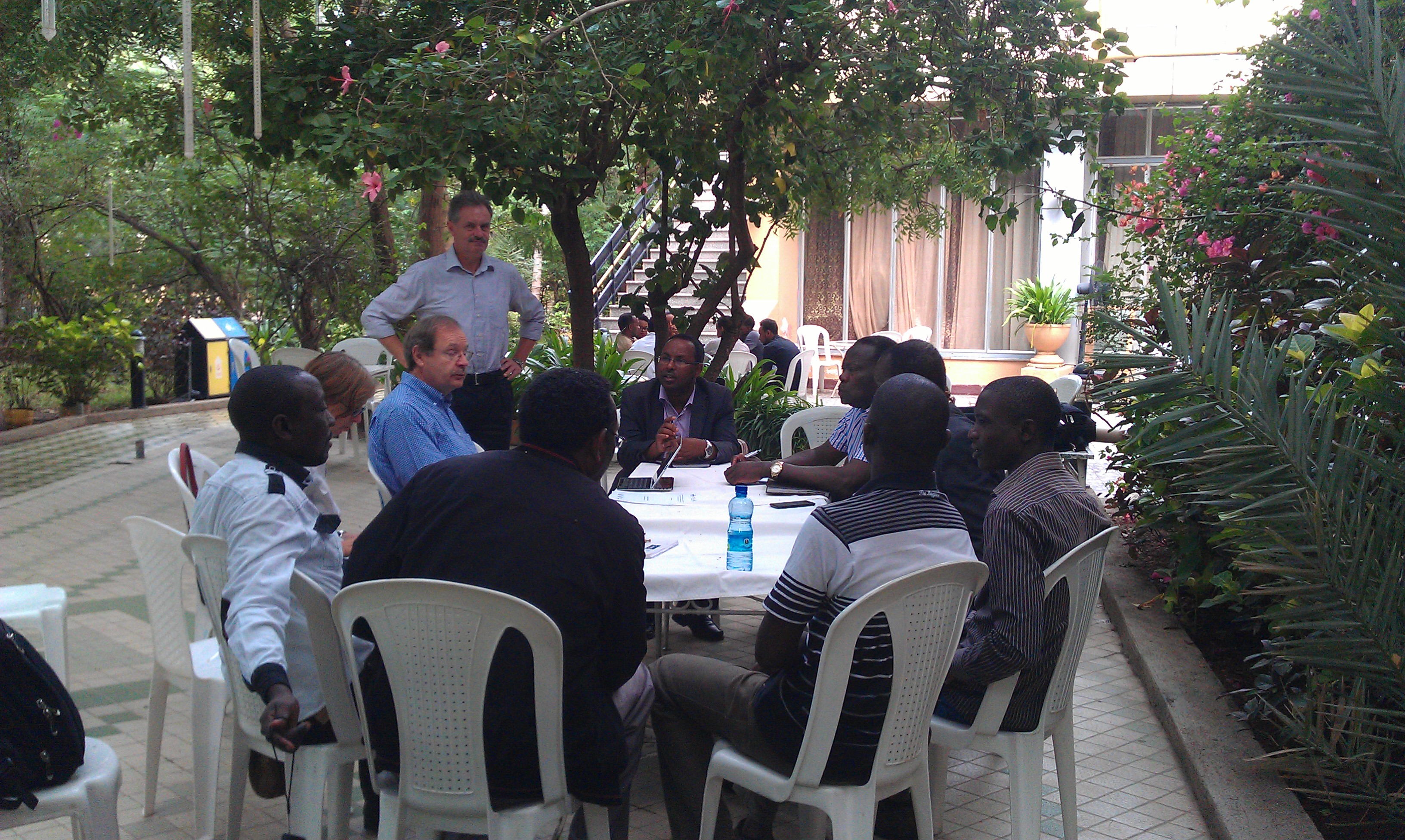 At the local stakeholder workshop bringing together farmers, NGOs, government officials, co-operative officers
