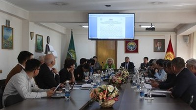 Carb Asia Figure 1 Opening of the meeting by the Deputy Minister Dr. Janybek Kerimaliev and Prof. Jutta Zeitz