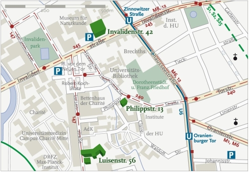 Lageplan Mitte